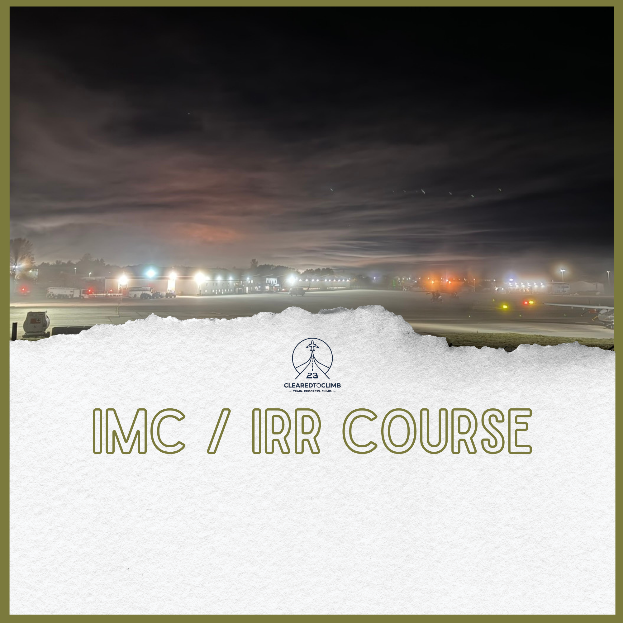 Instrument Meterological Conditions (IMC) Course